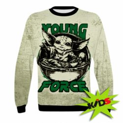 Дитячий 3D світшот Yoda Force - PrintSalon