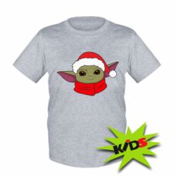 Детская футболка Yoda santa - PrintSalon