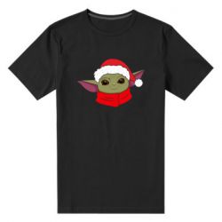 Мужская футболка премиум Yoda santa - PrintSalon