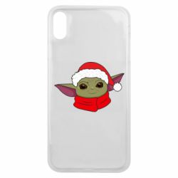Чехол для iPhone Xs Max Yoda santa - PrintSalon