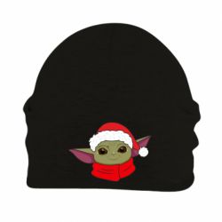 Шапка флисовая Yoda santa - PrintSalon