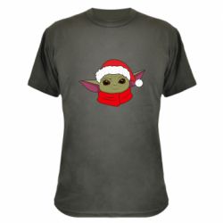 Камуфляжная футболка Yoda santa - PrintSalon