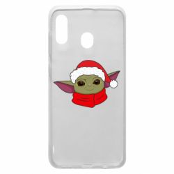 Чехол для Samsung A30 Yoda santa - PrintSalon