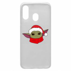 Чехол для Samsung A40 Yoda santa - PrintSalon
