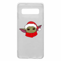 Чехол для Samsung S10 Yoda santa - PrintSalon