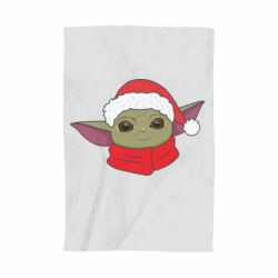 Полотенце с принтом Yoda santa - PrintSalon