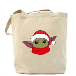 Эко-сумка Yoda santa - PrintSalon