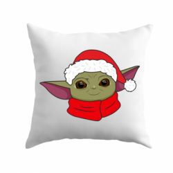 Подушка Yoda santa - PrintSalon