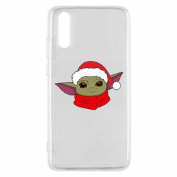 Чехол для Huawei P20 Yoda santa - PrintSalon