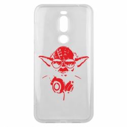 Чехол для Meizu X8 Yoda в наушниках - PrintSalon