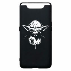 Чехол для Samsung A80 Yoda в наушниках - PrintSalon