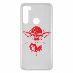 Чехол для Xiaomi Redmi Note 8 Yoda в наушниках - PrintSalon