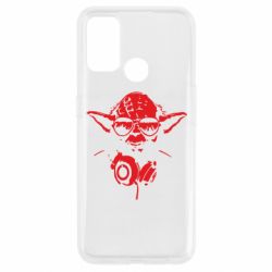 Чехол для Oppo A53/A32/A33 Yoda в наушниках - PrintSalon