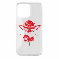 Чехол для iPhone 14 Pro Max Yoda в наушниках - PrintSalon