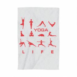 Рушник з принтом Йога life 2 - PrintSalon