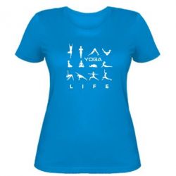 Жіноча футболка Йога life 2 - PrintSalon