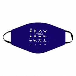 Маска багаторазова Йога life 2 - PrintSalon