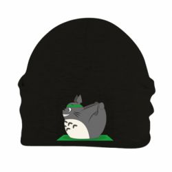 Шапка флисовая Yoga totoro - PrintSalon