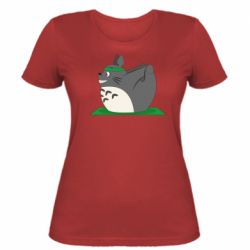 Женская футболка Yoga totoro - PrintSalon