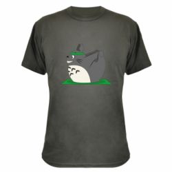 Камуфляжная футболка Yoga totoro - PrintSalon