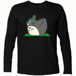 Футболка с длинным рукавом Yoga totoro - PrintSalon