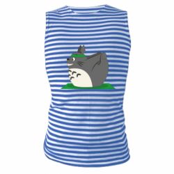 Майка-тельняшка Yoga totoro - PrintSalon
