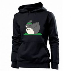 Женское худи Yoga totoro - PrintSalon