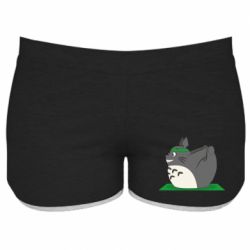 Женские шорты Yoga totoro - PrintSalon