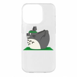 Чехол для iPhone 14 Pro Yoga totoro - PrintSalon