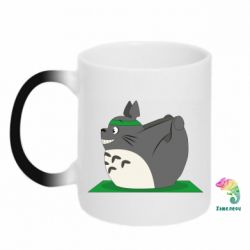 Чашка-хамелеон Yoga totoro - PrintSalon