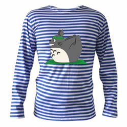 Тельняшка с длинным рукавом Yoga totoro - PrintSalon