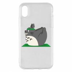 Чехол для iPhone X/Xs Yoga totoro - PrintSalon