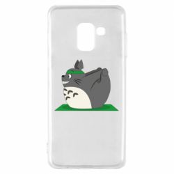 Чехол для Samsung A8 2018 Yoga totoro - PrintSalon