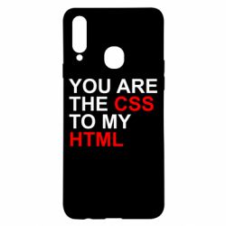 Чехол для Samsung A20s You are CSS to my HTML - PrintSalon