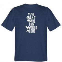 Чоловіча футболка Stedman You cant save the world alone - PrintSalon