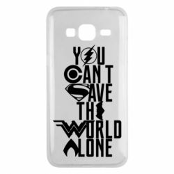 Чохол для Samsung J3 2016 You cant save the world alone