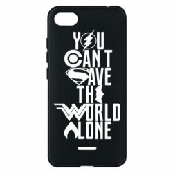 Чохол для Xiaomi Redmi 6A You cant save the world alone - PrintSalon