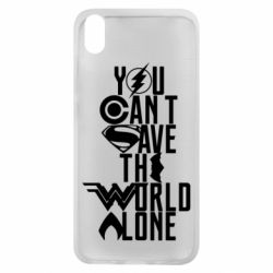 Чохол для Xiaomi Redmi 7A You cant save the world alone - PrintSalon