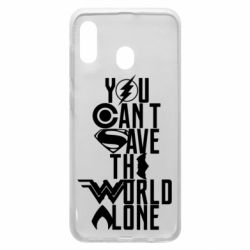 Чохол для Samsung A20 You cant save the world alone - PrintSalon