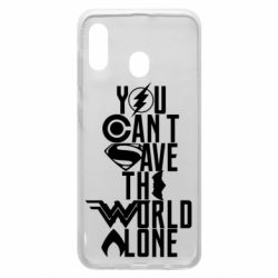 Чохол для Samsung A30 You cant save the world alone