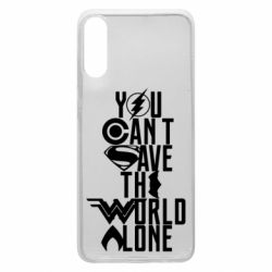 Чохол для Samsung A70 You cant save the world alone - PrintSalon