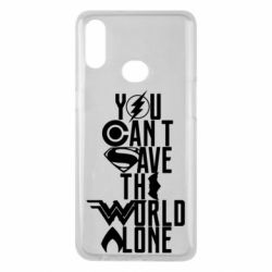 Чохол для Samsung A10s You cant save the world alone - PrintSalon