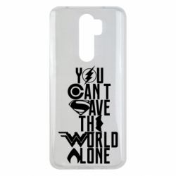 Чохол для Xiaomi Redmi Note 8 Pro You cant save the world alone - PrintSalon