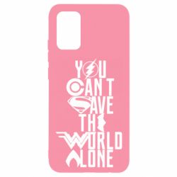 Чохол для Samsung A02s/M02s You cant save the world alone - PrintSalon
