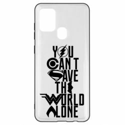Чохол для Samsung A21s You cant save the world alone - PrintSalon