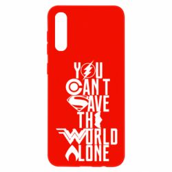 Чохол для Samsung A50 You cant save the world alone - PrintSalon