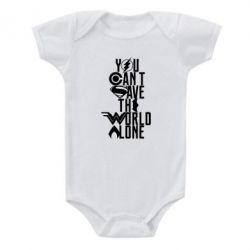 Дитячий бодік You cant save the world alone - PrintSalon