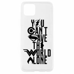 Чохол для Oppo A92sYou cant save the world alone - PrintSalon
