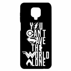 Чохол для Xiaomi Redmi Note 9S / 9Pro / 9Pro Max You cant save the world alone - PrintSalon