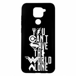 Чохол для Xiaomi Redmi Note 9 / Redmi 10X You cant save the world alone - PrintSalon